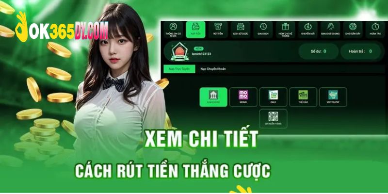 Rút tiền OK365